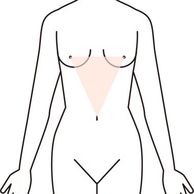 人気の理由③へその位置とのバランスを考慮