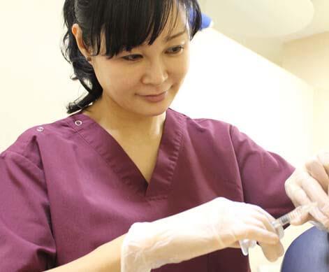 脂肪溶解剤の注入